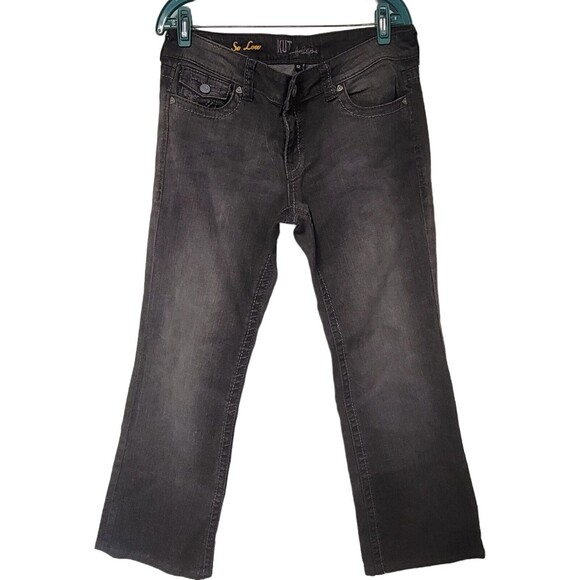 KUT FROM THE KLOTH Jeans y2k So Low Jeans Faded Black 12 - Picture 4 of 5